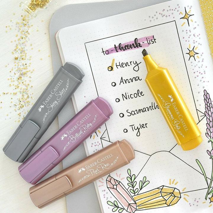 Produktbild Faber-Castell Faber Castell 10er-Pack Text46 Metallic Marker (Glamorous Gold, 10 x)