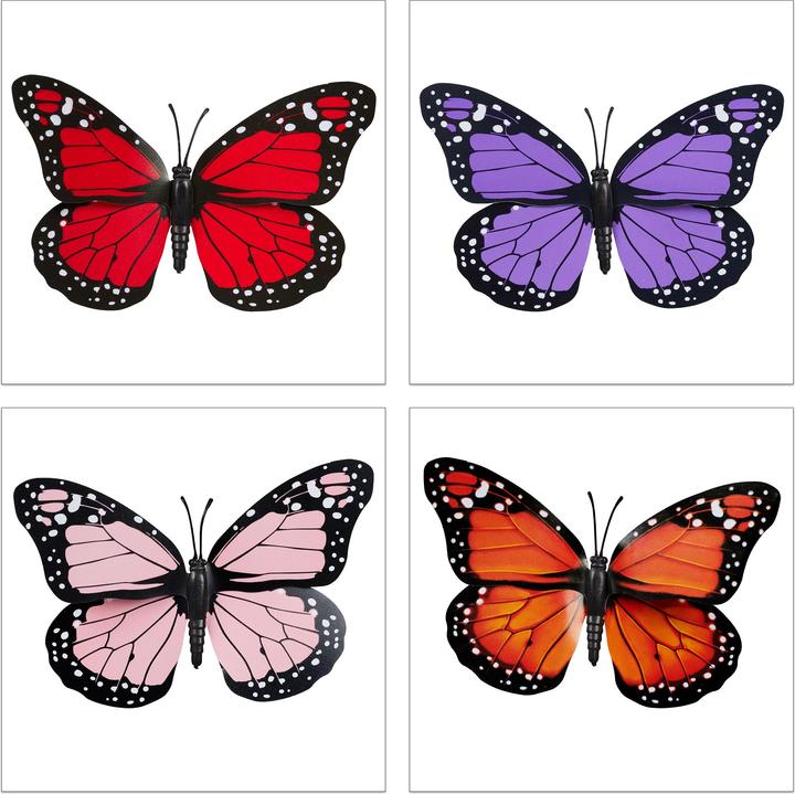 Produktbild Relaxdays 72x Gartendeko-Schmetterling