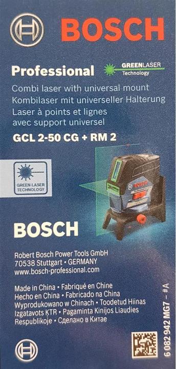 Actual product image Bosch Professional Gcl 2-50 Cg
