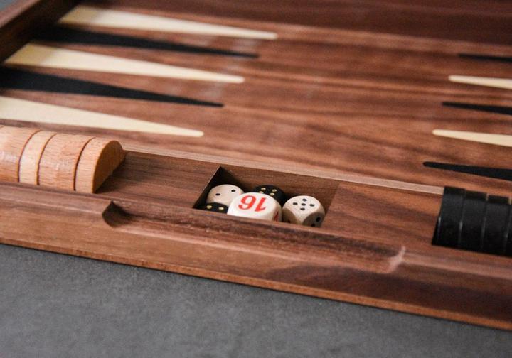 Produktbild Ulbrich Design Backgammonkoffer Nussbaum