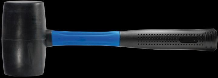 SW-Stahl 50705L Rubber mallet 500 gr with fibreglass handle I Light rubber mallet I Mallet for furniture Re (500 g)