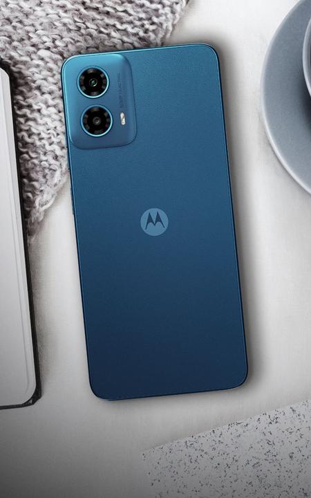 Actual product image Motorola Moto G34 (128 GB, Ice Blue, 6.50", Dual SIM, 50 Mpx, 5G)
