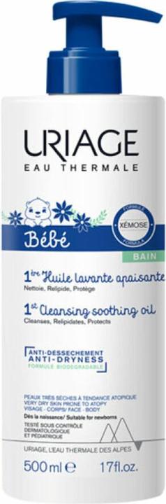 Image du produit Uriage Bébé 1st Huile nettoyante apaisante