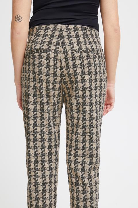 Actual product image Ichi IHKATE HOUNDSTOOTH PA 20120297 (L)