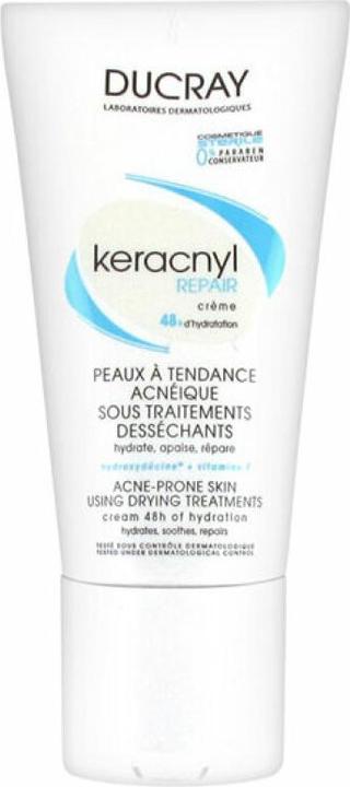 Actual product image Ducray KERACNYL REPAIR Cream 48h Moisture, 50 ml Cream (50 ml, Day cream)