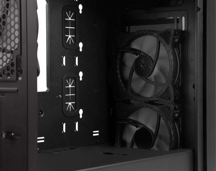 Productafbeelding Natec GENESIS Irid 353 ARGB - Micro Tower - PC - Acrylonitril Butadieen Styreen (ABS) - S (ATX, Mini-ATX)
