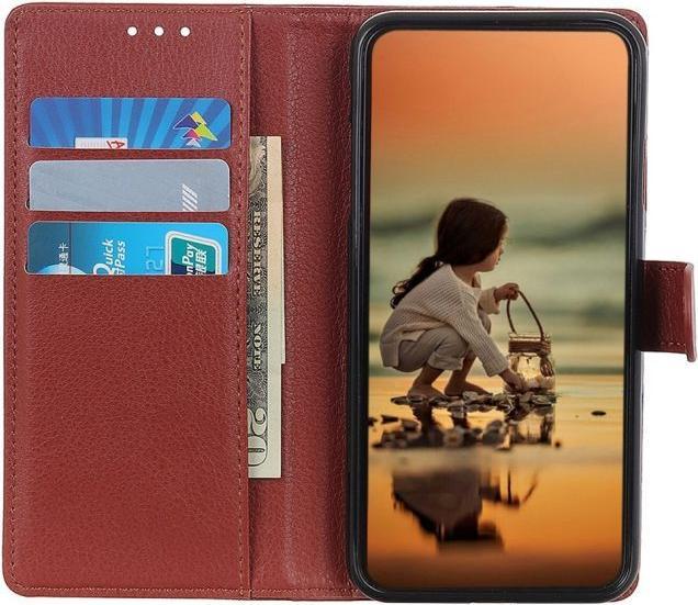 Produktbild MU Classic Litchi Leder Bookcover Series (Samsung Galaxy A14 5G, Samsung Galaxy A14)