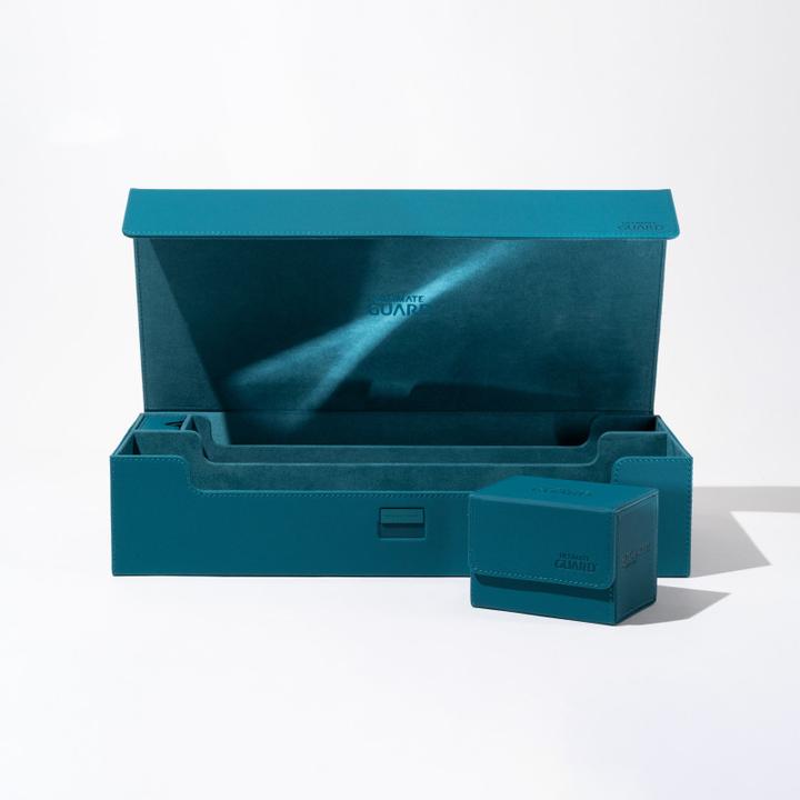 Produktbild Ultimate Guard Kartenbox XenoSkin Superhive 550+ Petrolblau