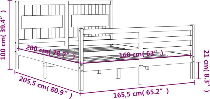 Image du produit VidaXL Lizzy (160 x 200 cm)