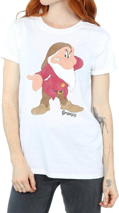 Immagine prodotto Snow White Maglietta da donna/ragazzo in cotone Grumpy Boyfriend (L)