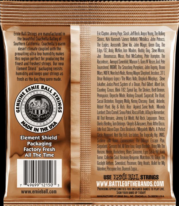Image du produit Ernie Ball Bois de terre extra léger (6 x, Guitare, 0.05")