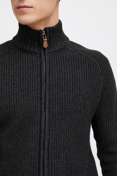 Immagine prodotto Solid Xenos Cardigan Giacca In Maglia Grossa Maglieria Da Uomo Con Collo Alto In Cotone 100% (XXL)