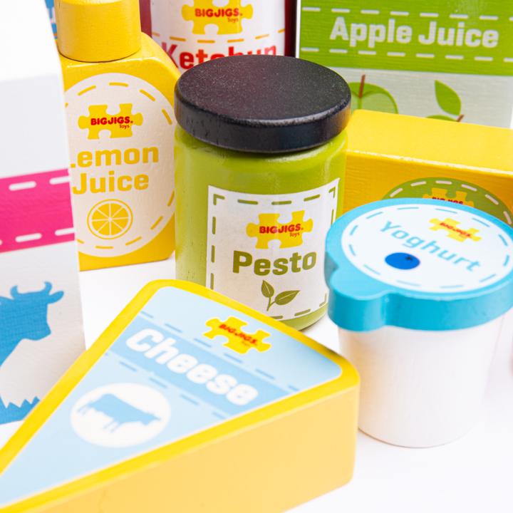 Produktbild Bigjigs Holzküche Zubehör Chilled Groceries