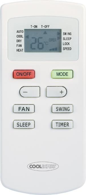 Actual product image Coolexpert APG-09P mobile air conditioner (18 m², 8871.57 BTU/h)