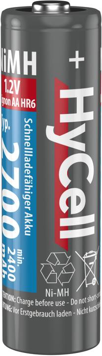Image du produit HyCell AA (4 pcs, AA, 2700 mAh)