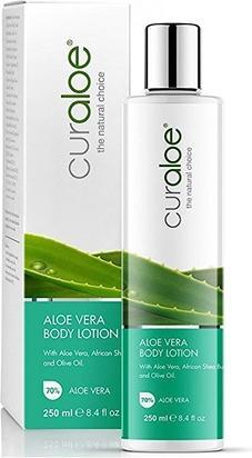 Produktbild Curaloe Aloe Vera Körperlotion mit afrikanischer Sheabutter und Avocadoöl - 80% reine Bio-Aloe Enric (Körperlotion)