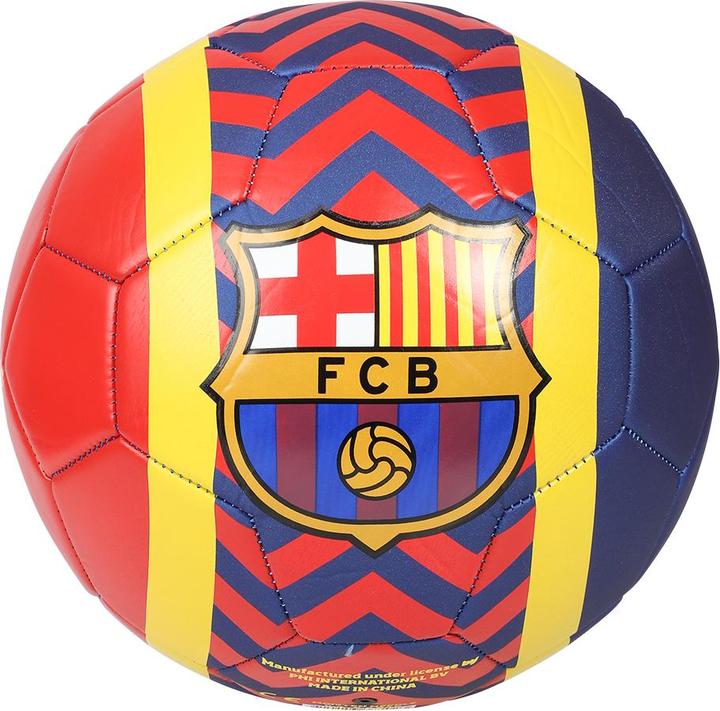 Phi Promotions FC Barcelona Fussball "ZIGZAG" Fan Ball (5)