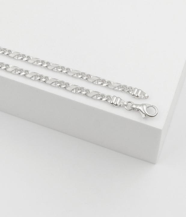Produktbild Muau 8er-Kette (19 cm, Weissgold)