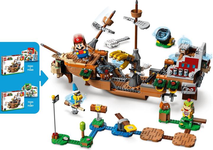 Produktbild LEGO Bowsers Luftschiff - Erweiterungsset (71391, LEGO Super Mario)