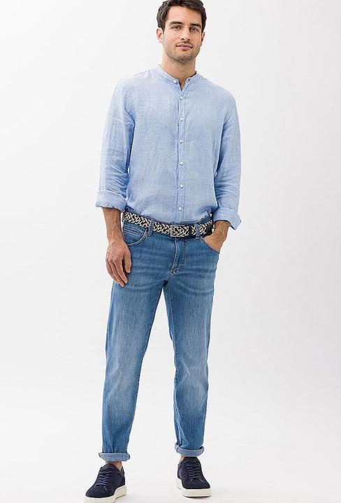Actual product image BRAX Cadiz (Cooper New) Jeans Straight Fit Ocean Water Used (W30/L32)