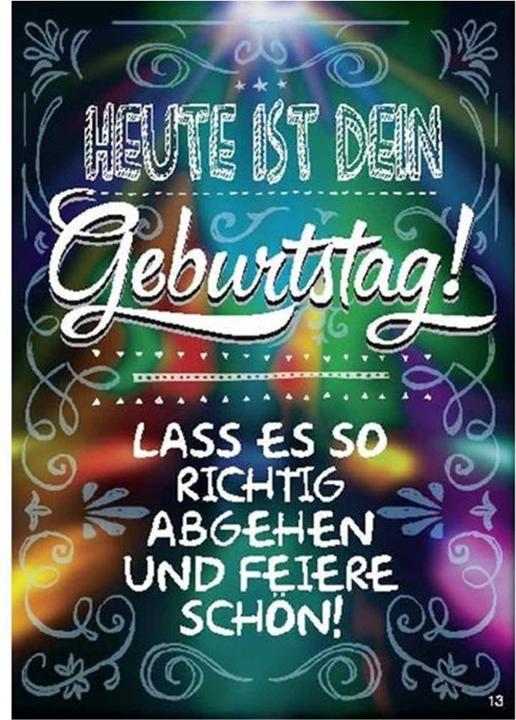 Produktbild Depesche Heute ist Dein Geburtstag. (1 Stk.)
