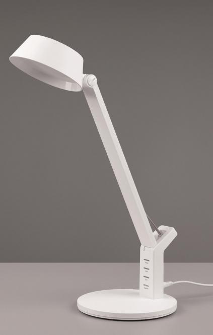 Image du produit Trio Leuchten LED Lampe de table Ava 523090131, plastique blanc mat, 5 watts LED inclus (600 lm)