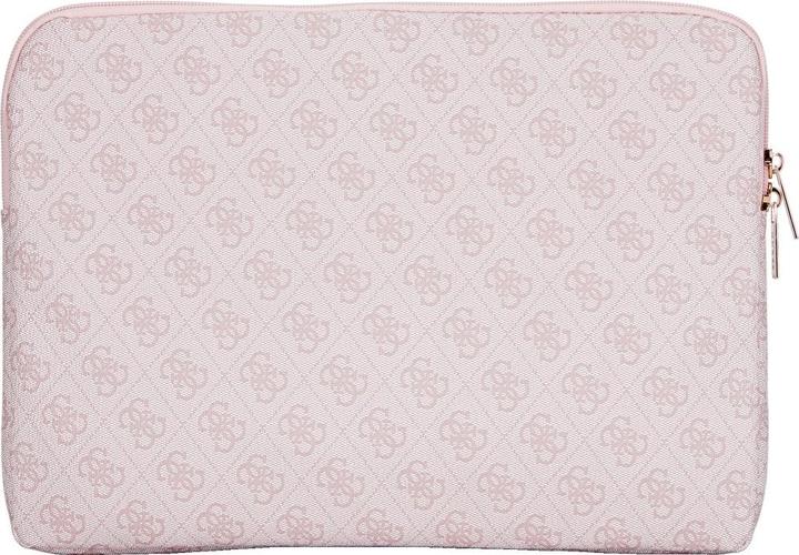 Produktbild Guess Bag Sleeve 14" 4G Zipper Pocket Triangle Logo pink (14")