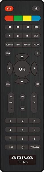 Productafbeelding Ferguson Tuner DVB-T2 Ariva T75 H265 HEVC (DVB-T2, DVB-S, DVB-S2, DVB-T)
