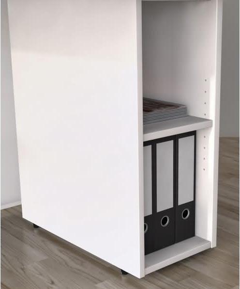 Image du produit Kerkmann Meuble bas pour banque d'accueil blanc/blanc