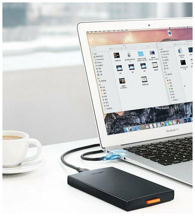 Immagine prodotto Ugreen Custodia per harddisk USB 3.0 SATA SSD con cavo MicroUSB 3.0 (2.5")