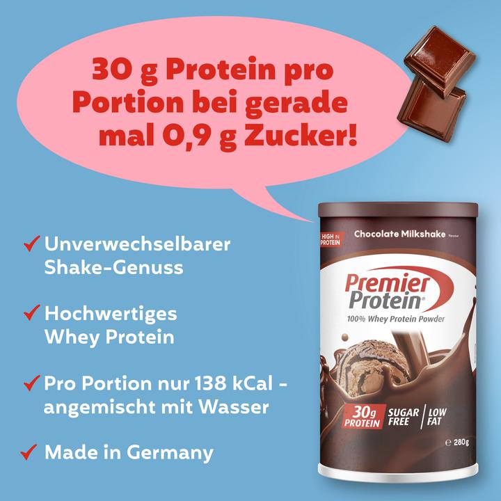 Produktbild Premier Protein PremierProteinWheyChocoPowder280g (1 Stk., 280 g)