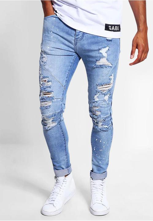 Actual product image Cayler & Sons C&S Paneled Denim Pants - 6560 (L)