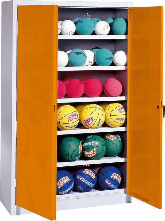 Immagine prodotto C+P Armadio a sfera (HxLxP: 195x120x50 cm, con porte a battente in lamiera piena, tipo 3)