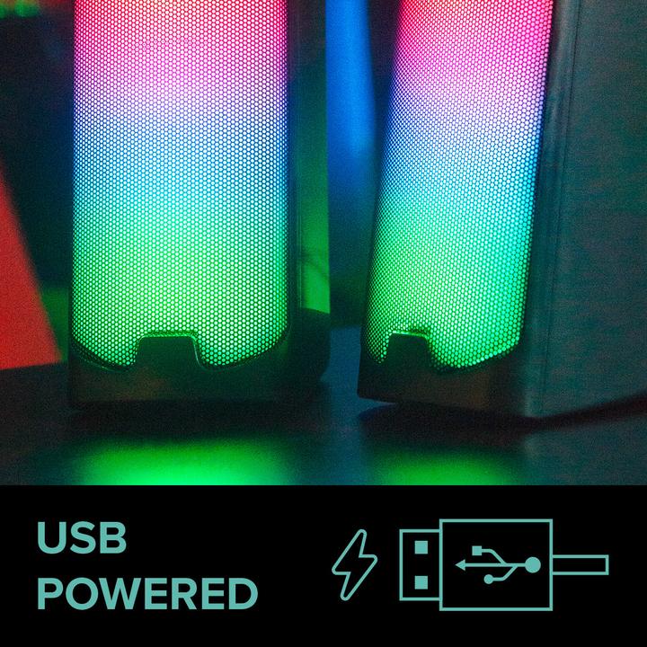 Produktbild Speedlink TONOS RGB Gaming Stereo Speaker, black
