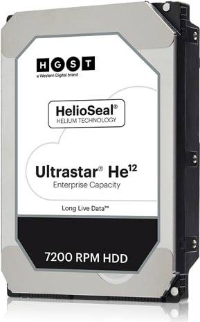 Actual product image Hitachi Western Digital / Ultrastar DC HC520 HUH7212ALE604 (12 TB, 3.5", CMR)