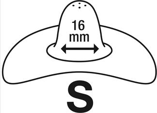 Produktbild NUK Brusthütchen zum Schutz empfindlicher Brustwarzen, Grösse S, 2 Stück, inkl. Schutzdose (S)