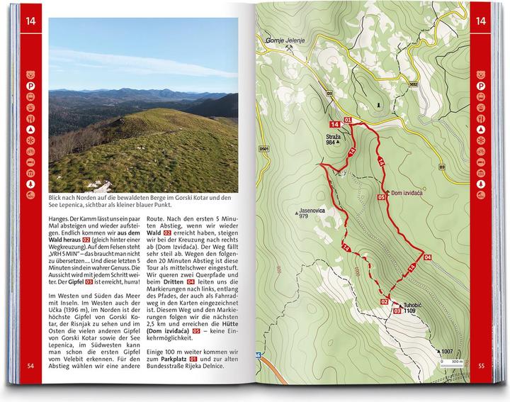 Produktbild Wanderführer Dalmatien mit Inseln, Velebit-Gebirge und Plitvicer Seen, 55 Touren mit