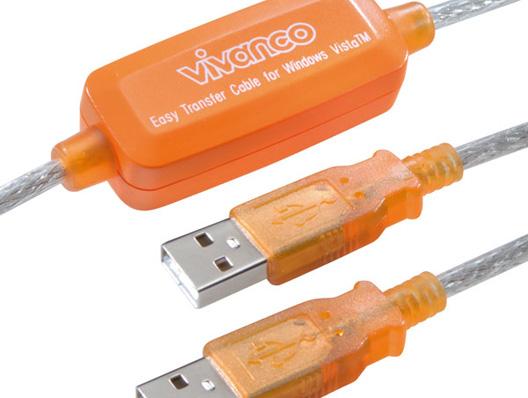 Actual product image Vivanco USB 2.0 Easy Transfer Cable (2.40 m, USB 2.0)