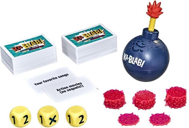 Actual product image Hasbro Gaming Ka-Blab! Party card game (Danish, Norwegian)