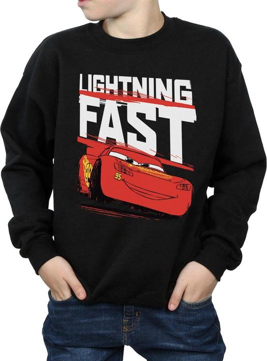 Cars Sweatshirt aus Baumwolle Jungen Lightning Fast