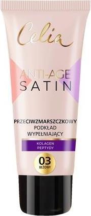 Actual product image Celia Satin Anti-Age podkład przeciwzmarszczkowy do twarzy 03 30ml (03)