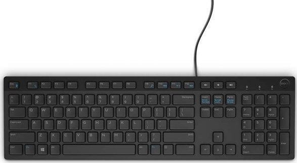 Produktbild Dell KB216 keyboard USB QWERTY Dutch Black (US, Kabelgebunden)