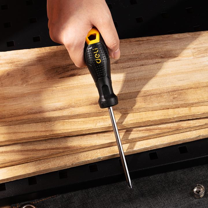 Actual product image Deli Tools Philips Screwdriver PH2x100mm EDL626100 (black) (Phillipps cross recess (PH))