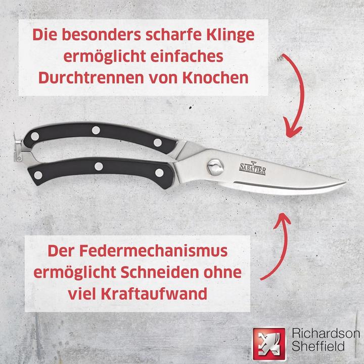 Actual product image Richardson Sheffield V Sabatier poultry shears