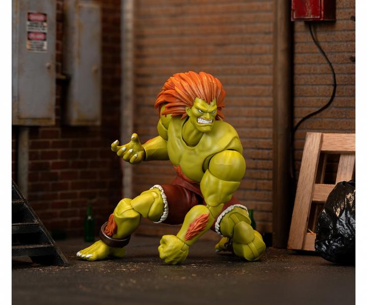 Actual product image Jada Street Fighter II Blanka 7,5" Figure