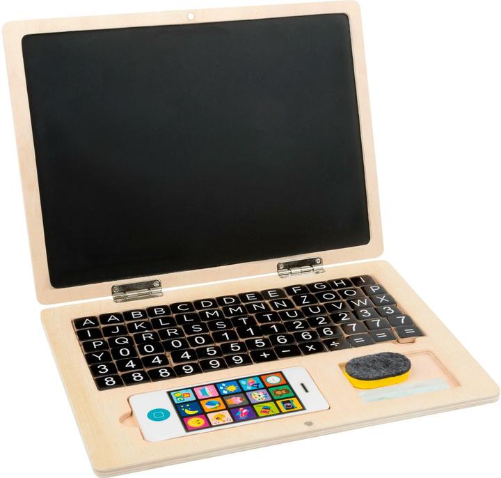 Produktbild small foot Holzlaptop mit Magnet Tafel (Deutsch)