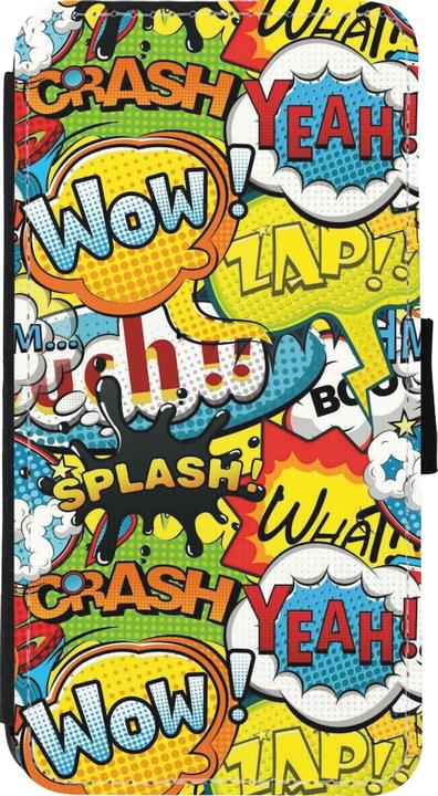 Image du produit PhoneLook Coque Wallet noir Cartoons slogans (Apple iPhone XS Max)