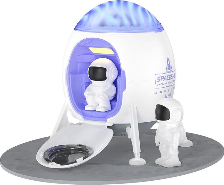 Actual product image xO projector LED CF38 star and galaxy with Bluetooth speaker white