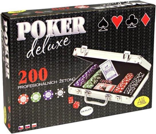 Image du produit albi Poker de luxe dans une boîte de 200 jetons P50