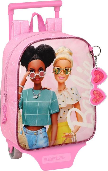 Actual product image Barbie School rucksack with wheels Girl Pink 22 x 27 x 10 cm